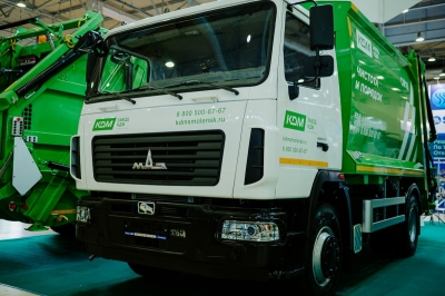 ООО «Завод КДМ» презентует на выставке Wasma 2023 первый мусоровоз с увеличенной долей отечественных комплектующих